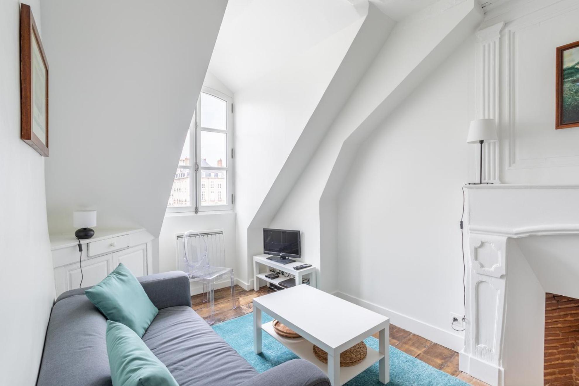 Ferienwohnung La Loge - T2 En Plein Coeur De La Ville Rennes Exterior foto